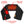 ActionHeat black heated scarf showing heating element location power bank pouch and touch button control