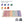 HealthyLine Rainbow Chakra Mat Medium 5024 with seven gemstone types and weight specifications