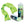 Chill-Its lime green cooling towel and storage container
