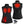 ActionHeat black heated vest showing heating element dimensions and battery pack