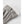 Hestra grey leather glove with white ribbed knit cuff