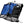 KewlFit cooling vest with blue mesh interior and black exterior
