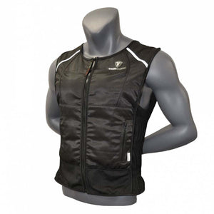 Black Techniche cooling vest on a mannequin