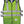 TechKewl neon yellow high visibility cooling vest with reflective strips and front zipper