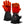 Temp360 black and red heated gloves with visible heating elements