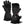 Temp360 black heated winter gloves with battery pack and adjustable wrist strap