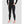 Person wearing black high waisted leggings and long sleeve top