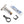 Patio Misting System water filter with disposable syringe and two plastic mounting clips