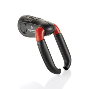 Therm-ic boot dryer with black and red plastic housing