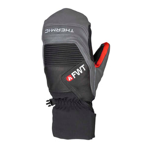Therm-ic grey and black winter mitten with FWT branding