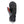 Therm-ic black and grey insulated mitten with red thumb accent