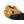 Therm-ic heated glove with tan leather and black fabric featuring a power button on the back of the hand