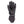 Therm-ic black leather heated glove with adjustable wrist strap and power button
