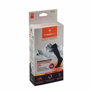 Therm-ic Heat Fusion knee high heated socks retail packaging