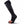 Giro black compression sock with geometric pattern and top battery attachment
