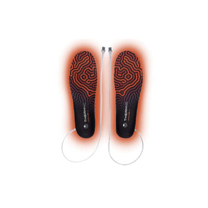 Therm-ic heated insoles with charging cables