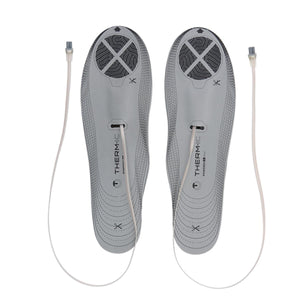 Therm-ic heated insoles with power cables