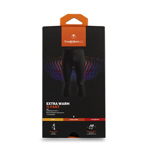 Therm-ic extra warm three quarter length underwear pants in black packaging