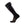 Therm-ic black heated knee high sock with battery attachment point