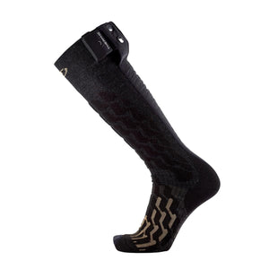 Therm-ic black heated knee high sock with battery attachment point