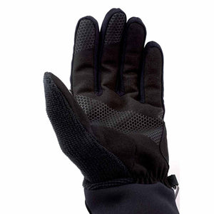 Therm-ic black glove palm with hexagonal grip pattern