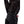 Black leather motorcycle glove with Powered Heat branding and Primaloft tag