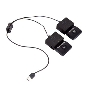 Therm-ic dual USB charging cable for heated insoles