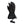 Therm-ic black heated three-finger ski mitten with power button