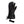 Therm-ic black heated three-finger ski mitten with power button