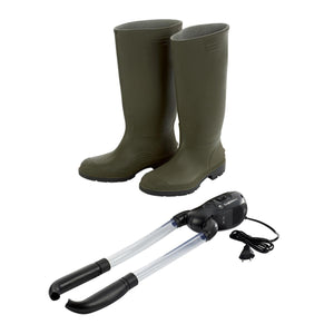 Therm-ic boot dryer with two clear tubes and black rubber boots