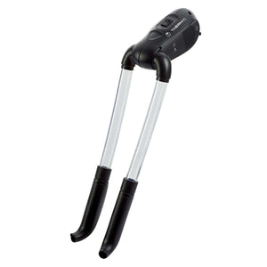 Therm-ic boot dryer with two clear tubes and black base