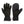 Black convertible gloves with Primaloft insulation tag