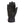 Black insulated glove with textured grip fingertips and Primaloft tag