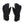Pair of black Therm-ic gloves with fitted cuffs