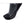 Close up of Therm-ic grey and black technical sock toe