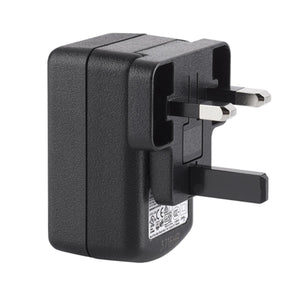 Therm-ic black UK wall power adapter