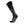 Therm-ic black heated ski sock with grey geometric pattern and battery attachment