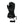 Black insulated glove with zippered pocket and adjustable wrist strap