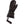 Therm-ic black leather and fabric heated mitten with zippered battery pocket