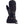 Black Therm-ic heated mitten with orange stitching and power button