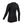 Black long sleeve compression shirt with textured back panel and logo