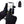Black touchscreen gloves being used on a smartphone with a close up of the fingertip material