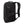Back view of black Thule backpack showing padded shoulder straps and mesh back panel