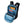 Open Thule backpack showing blue interior with tablet sleeve and organizer pockets
