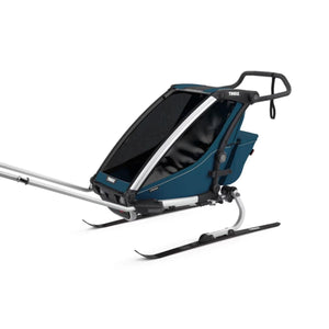 Thule Chariot Cross multisport trailer with ski kit attachment
