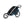 Thule Chariot Cross multisport trailer in blue