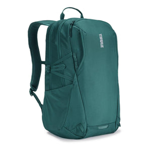 Thule teal backpack with side pockets and adjustable straps