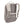 Back view of a light grey Thule backpack showing padded shoulder straps and mesh back panel