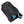 Thule black backpack with a zippered bottom compartment containing a pair of blue and grey running shoes