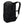 Back view of black Thule backpack showing padded shoulder straps and back panel